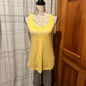 Ideal T Yellow “Sparkle”Women's Tank Top